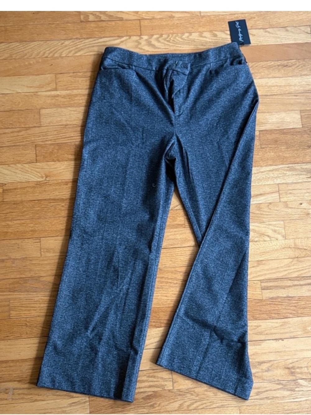 Wide Leg Women's Pants in Charcoal Gray